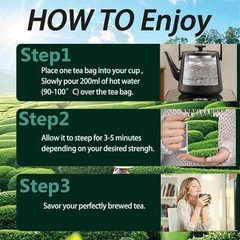 PiPi Tea Organic Oolong Bags – Whole Leaf, 20 (4g Each) 20