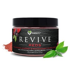 KaraMD Revive Reds Superfood Powder 30srv | Polyphenol Blend Antioxidant Boost
