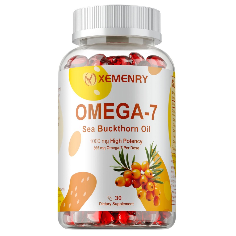 Omega-7 – Organic Sea Buckthorn Oil – Anti-Aging, Hair, Skin and Nail Health