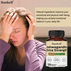 Ashwagandha Extra Strength 3000 Mg Capsules For Anxiety And Stress Relief