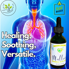Mullein Leaf Tincture Natural Liquid Drops Extract 2 Oz Lungs Breath Respiratory