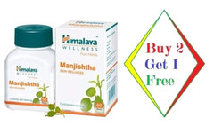 Himalaya MANJISHTHA Tablets Fast Free Shipping Exp 2027 Buy 2 Get 1 FREE
