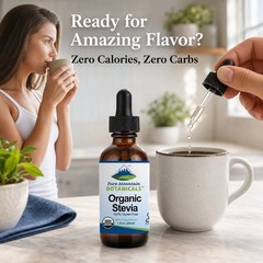 Best Liquid Stevia Brand for Coffee? – Pure Mountain Botanicals – Organic Stevia
