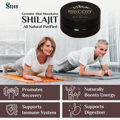 Pure Shilajit Resin 25 G Golden Grade Altai Mountains Russia