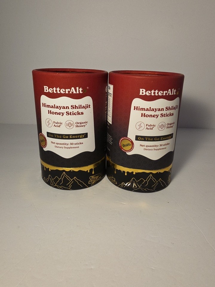 Better Alt Pure Himalayan Shilajit CINNAMON Honey STICKS – 30 Sticks BetterAlt