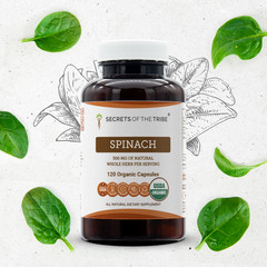 Secrets Of The Tribe Spinach Capsules, 500 mg