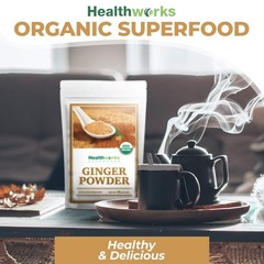 Organic Ginger Powder 16 Oz – Pure, Non-GMO, Allergen-Free Superfood Spice