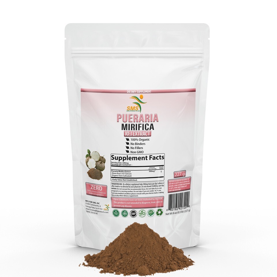 PUERARIA MIRIFICA STRONG BUST ENLARGEMENT 10:1 EXTRACT 227G POWDER ORGANIC