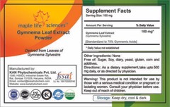 Gymnema Sylvestre 75% Extract Powder For control blood sugar & Weight Loss