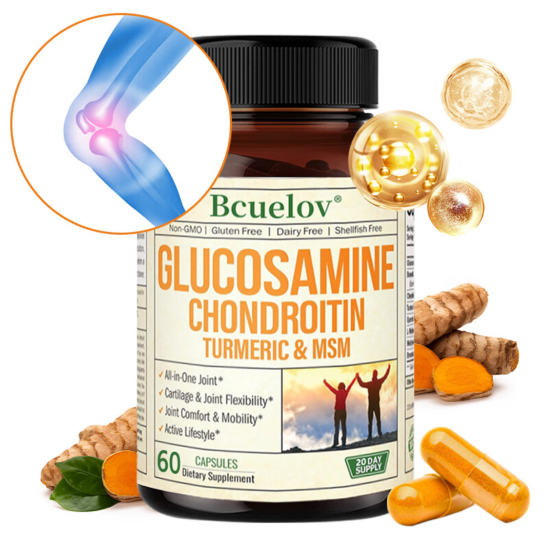 Glucosamine Chondroitin MSM With Turmeric Triple Strength Joint Support