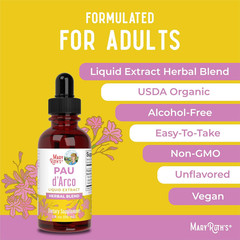 MARYRUTH’S Organics PAU D’Arco Herbal Blend | Reishi Mushroom | Echinacea Angust