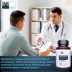 Manjistha Tablets • Organic Manjistha Powder • Capsules Alternative •90 Ct