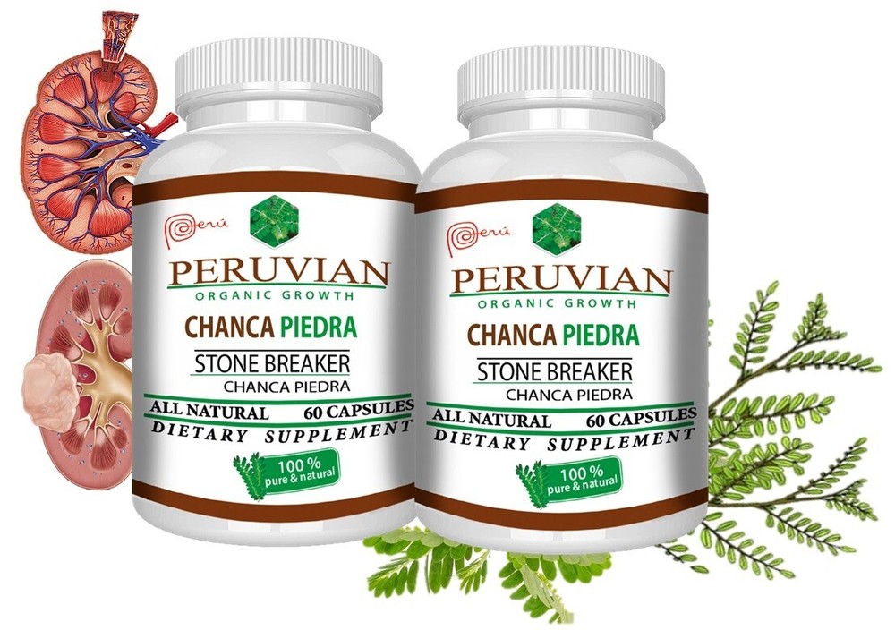 Peruvian material Stone Breaker 2 Chanca Piedra chancapiedra 1800mg 120 tab-cap