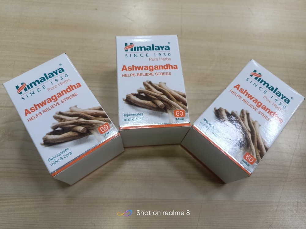 Himalaya Ashvagandha General Wellness Tablets, 3*60 Tablets Stress Relief f/s