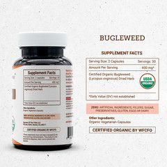 Secrets Of The Tribe Bugleweed Capsules, 400 mg