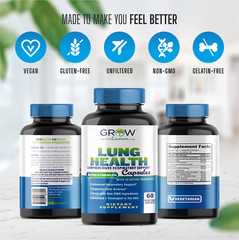 Lung Cleanse for Smokers Clear Your Airways Respiratory Support Supplement