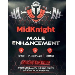 MidKnight 850mg Fast Acting Male Performance 10 Pills USA Free Ship