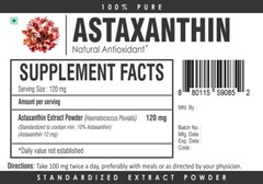 Astaxanthin Extract Powder 10% Super Antioxidant Haematoccus Pluvialis Heart