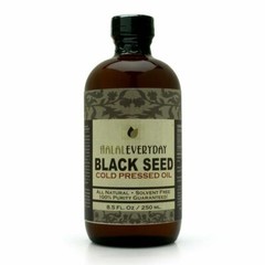 Black Seed Oil 100% Pure Natural Cold Pressed Cumin Nigella Sativa Non GMO GLASS