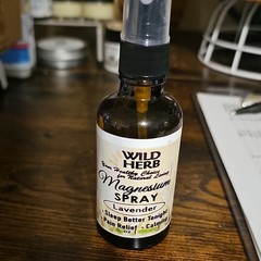 Wild Herb Magnesium Spray Lavender Scent Paraben Free Pain Relief 2 oz