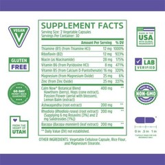 Mood Relaxation Soothing Stress Support Supplement 60 Veggie Capsules