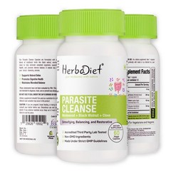 Parasite Cleanser Capsules Natural Detox Cleanse | Wormwood, Black Walnut, Clove