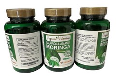 Moringa Oleifera Organic, Natural, 100% Pure Pills – 240 Count – 2 Pack
