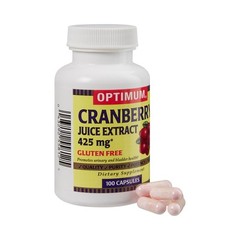 Optimum Cranberry Juice Extract 425 mg Capsules 1 Bottle 100 per Bottle