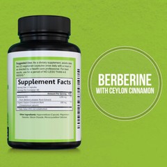 1200MG BERBERINE HCL with CEYLON CINNAMON capsules Supports immune Function
