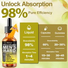 MEN’S HARD Liquid drops-Herbal essence – Lasting, vitality, energy