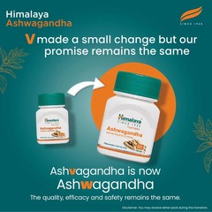 Himalaya Ashwagandha Ashvagandha General Wellness (6 box X 60 TABS) FREE SHIP