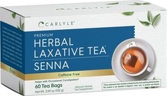 Carlyle Herbal Laxative Senna Leaf Tea | 60 Bags | No Caffeine | Helps 60