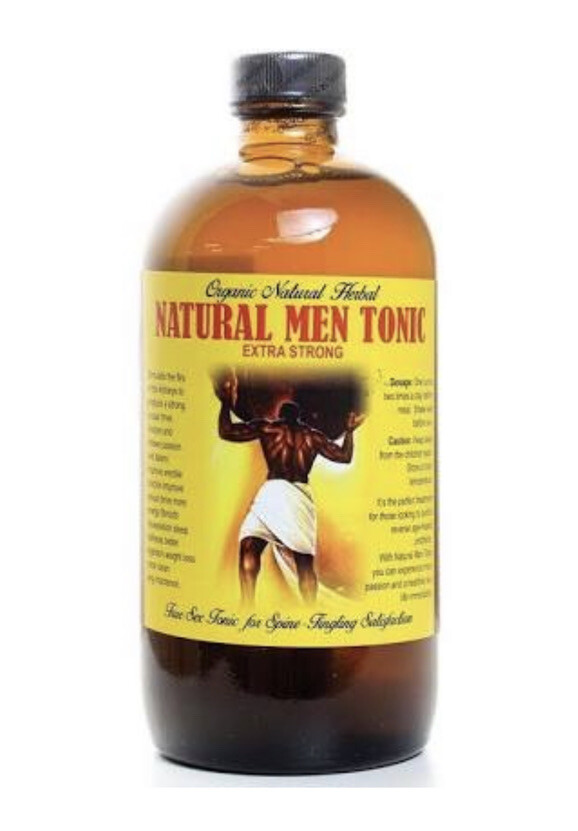 Organic Natural Men Tonic Extra Strong By “African Indian Herbs” 16 oz.