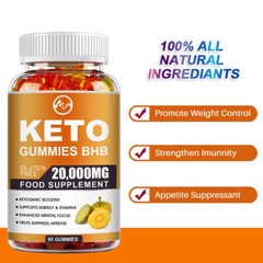 Keto ACV Gummies – 20000 MG BHB Weight Loss Fat Burner Appetite Suppressant