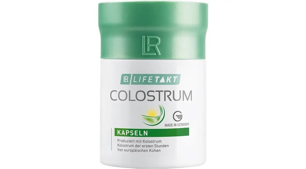 LR Lifetakt Colostrum Capsules Raise Body’s Defenses Women Men 60 pcs