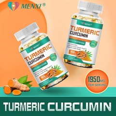 Turmeric Curcumin Highest Potency 95% 1950mg w/BioPerine Black Pepper Extract
