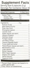 Aim Herbal Fiberblend 280 Vegan Capsules High Fiber Herbal Supplement 13 Oz