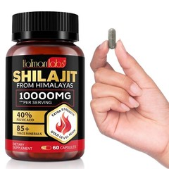 Pure 100% Himalayan Shilajit, Soft Resin, Organic Extremely Potent, Fulvic Acid