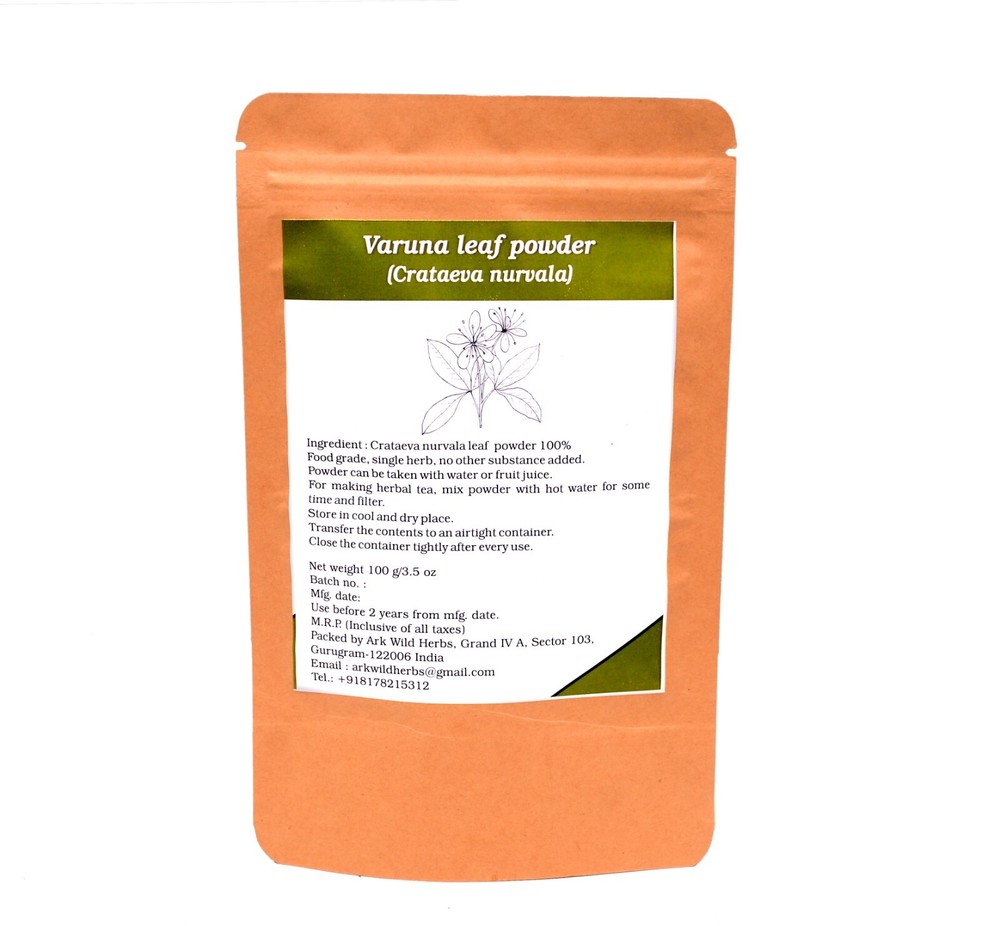 ARK PURE HERB Barna/Varuna/Crataeva nurvala leaves powder Natura Organic