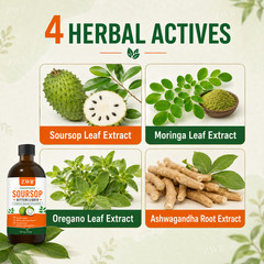SOURSOP Supplement Liquid- immune & digestive support, cell health