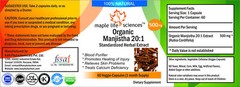 ORGANIC Manjistha 20:1 Capsules Powder, Rubia Cordifolia Detoxifies blood