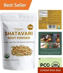 Organic Shatavari Root Powder 8oz – Women’s Health Tonic for Vitality & Balance
