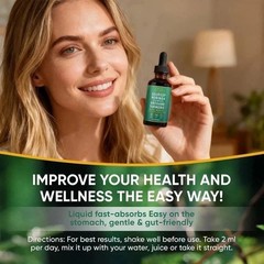 2 BOTTLES-Qizfyzz Soursop Bitters Liquid Drops 10-1 Herb Extracts Overall Health