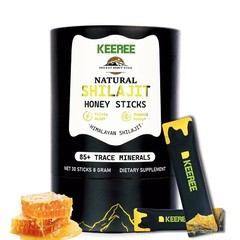 KEEREE Pure Himalayan Shilajit Sticks withOrganic Honey, Naturally Sweeter