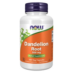 NOW FOODS Dandelion Root 500 mg 100 Veg Capsules