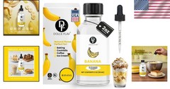 Natural Banana Extract 2 oz Drops – Water-Soluble, Sugar-Free Flavoring