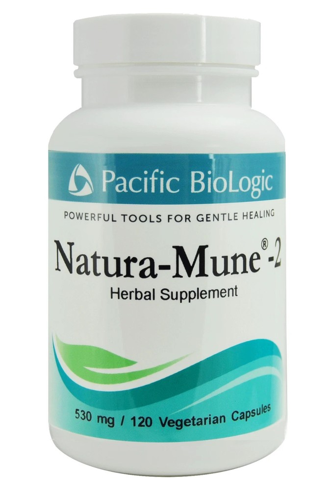 Pacific BioLogic Natura-Mune-2, Immunity- 530 mg – Plant Based, 120 Vege Capsule