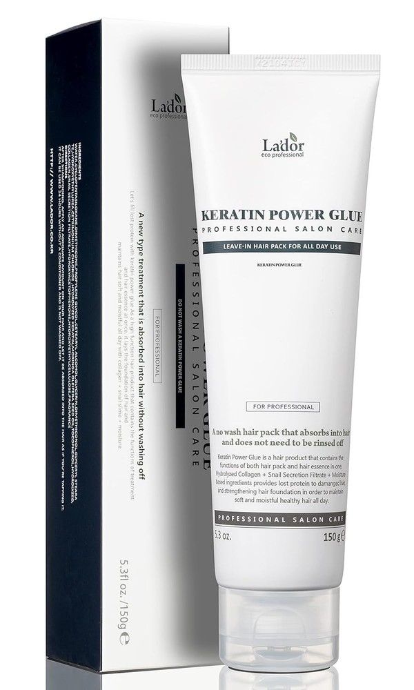 LADOR Keratin Power Glue Leave-In Conditioner Protein Hair Treatment Mask…