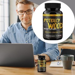 60pcs Potency WoodCapsule Organic Herbal SupplementDietary Capsules Pure Formula