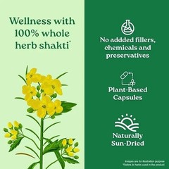 Organic India Gokshura 60 Capsules 400mg Ayurvedic Herbal Wellness 5 Pack